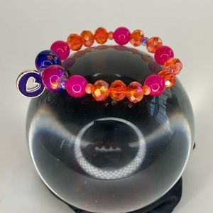 BRAVElets by Ava pink, orange and purple bracelet